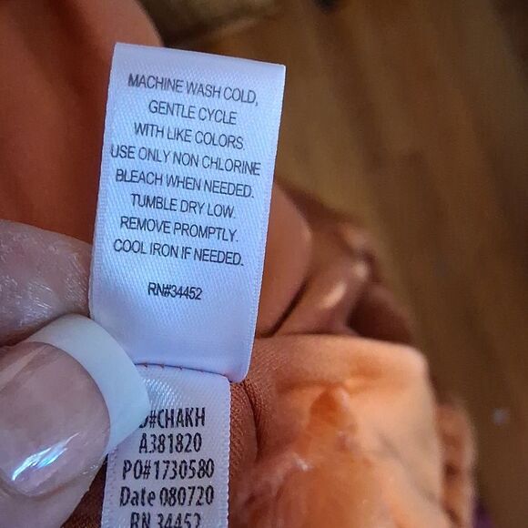 Nwot Cuddl Duds Cozy Rust Color Faux Fur Women's Jacket Size Large - Picture 8 of 8